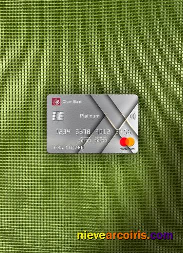 Syria Cham Bank mastercard platinum photolook